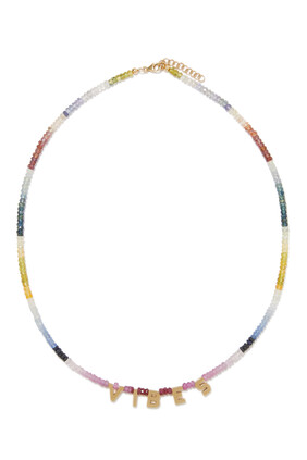 The Good Vibes Multi-color Sapphire Necklace
